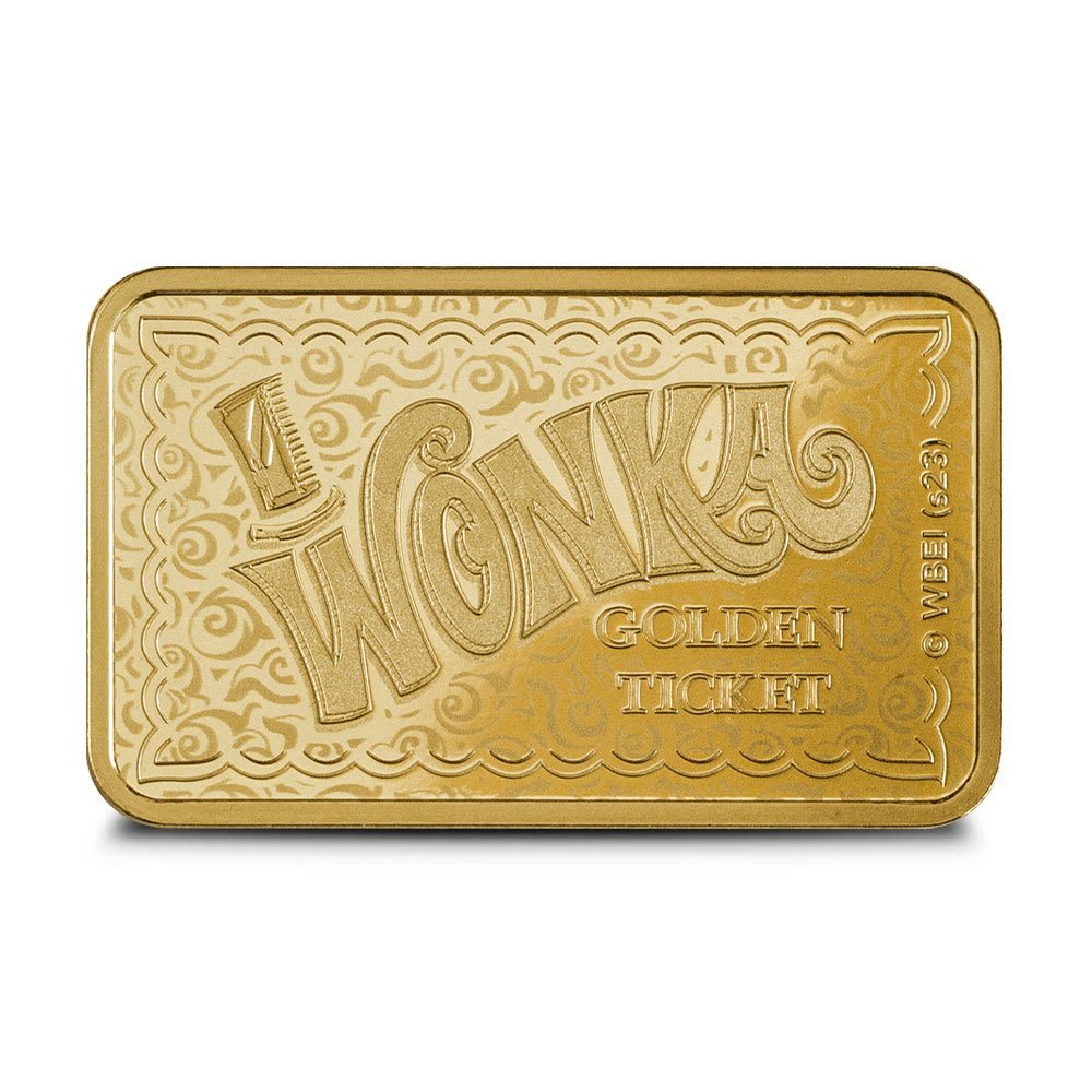 5 Gram Pure Gold Bar - PAMP Willy Wonka Bar - Image 2
