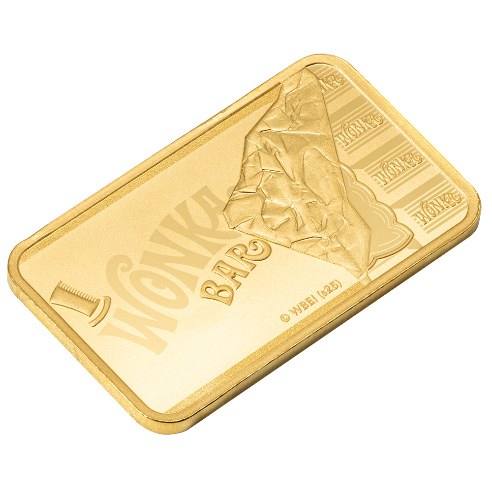 5 Gram Pure Gold Bar - PAMP Willy Wonka Bar - Image 4